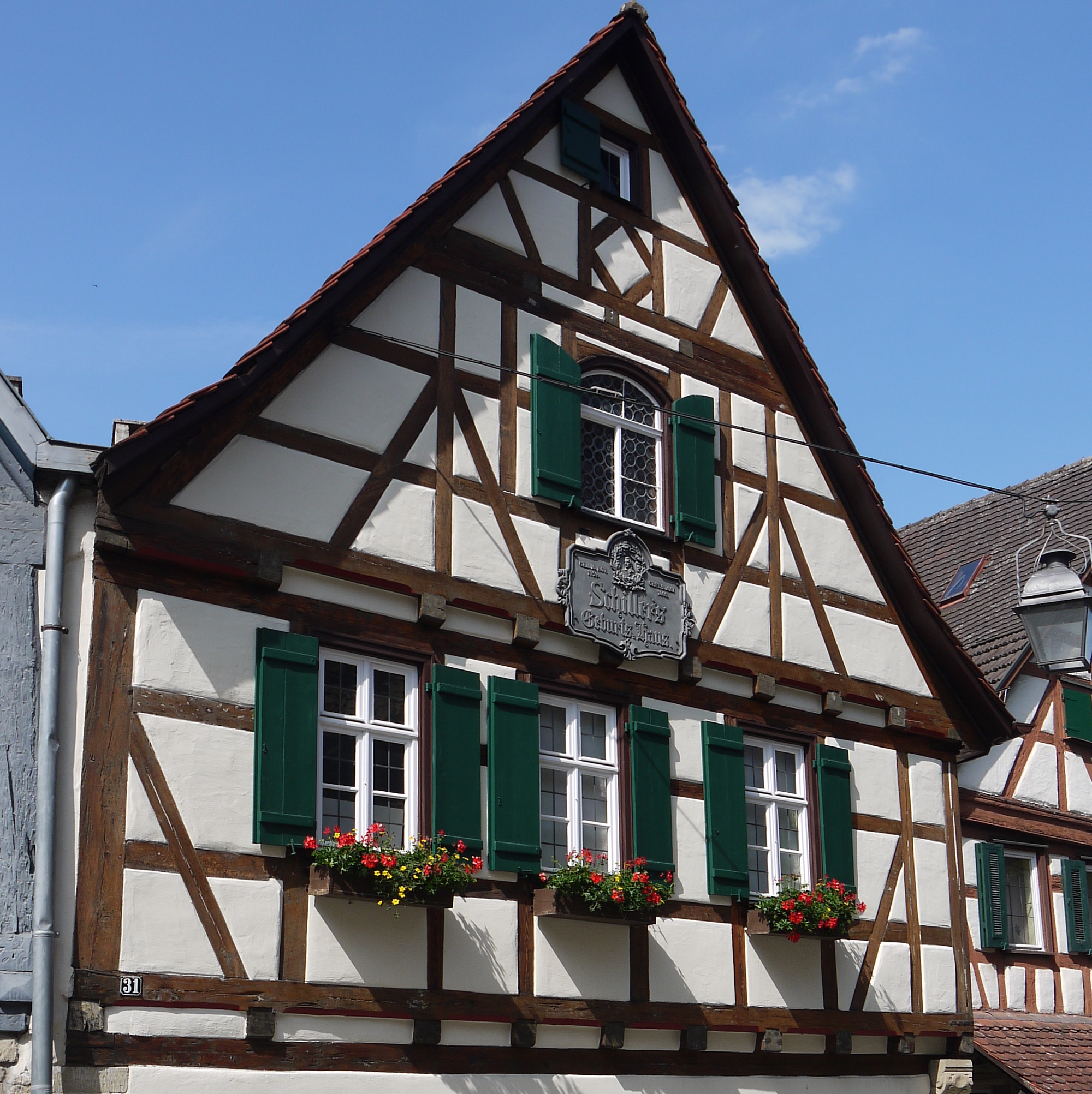 Schillers Geburtshaus; Foto: Schillerstadt Marbach