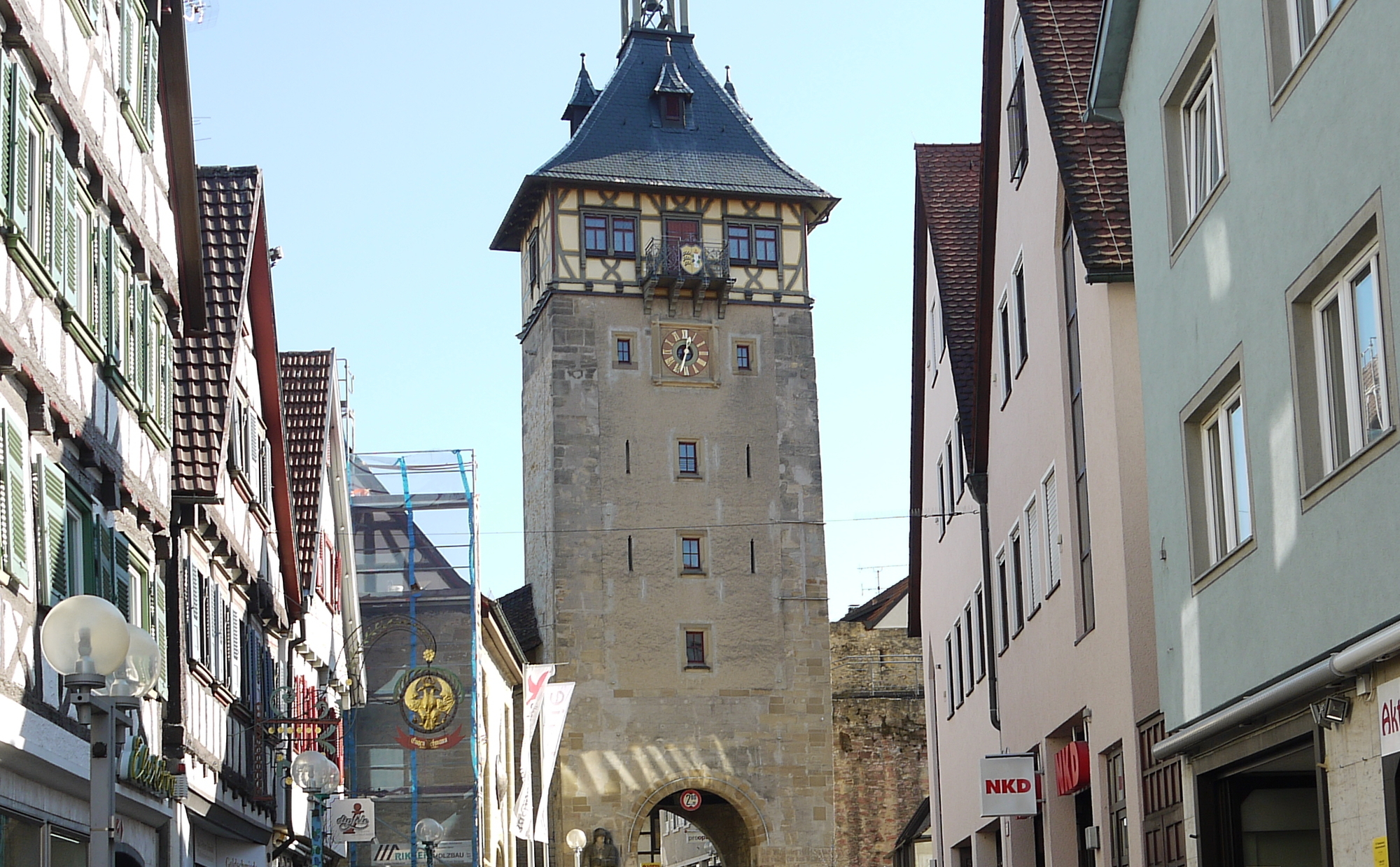 Torturm, Marktstraße; Foto: Schillerstadt Marbach