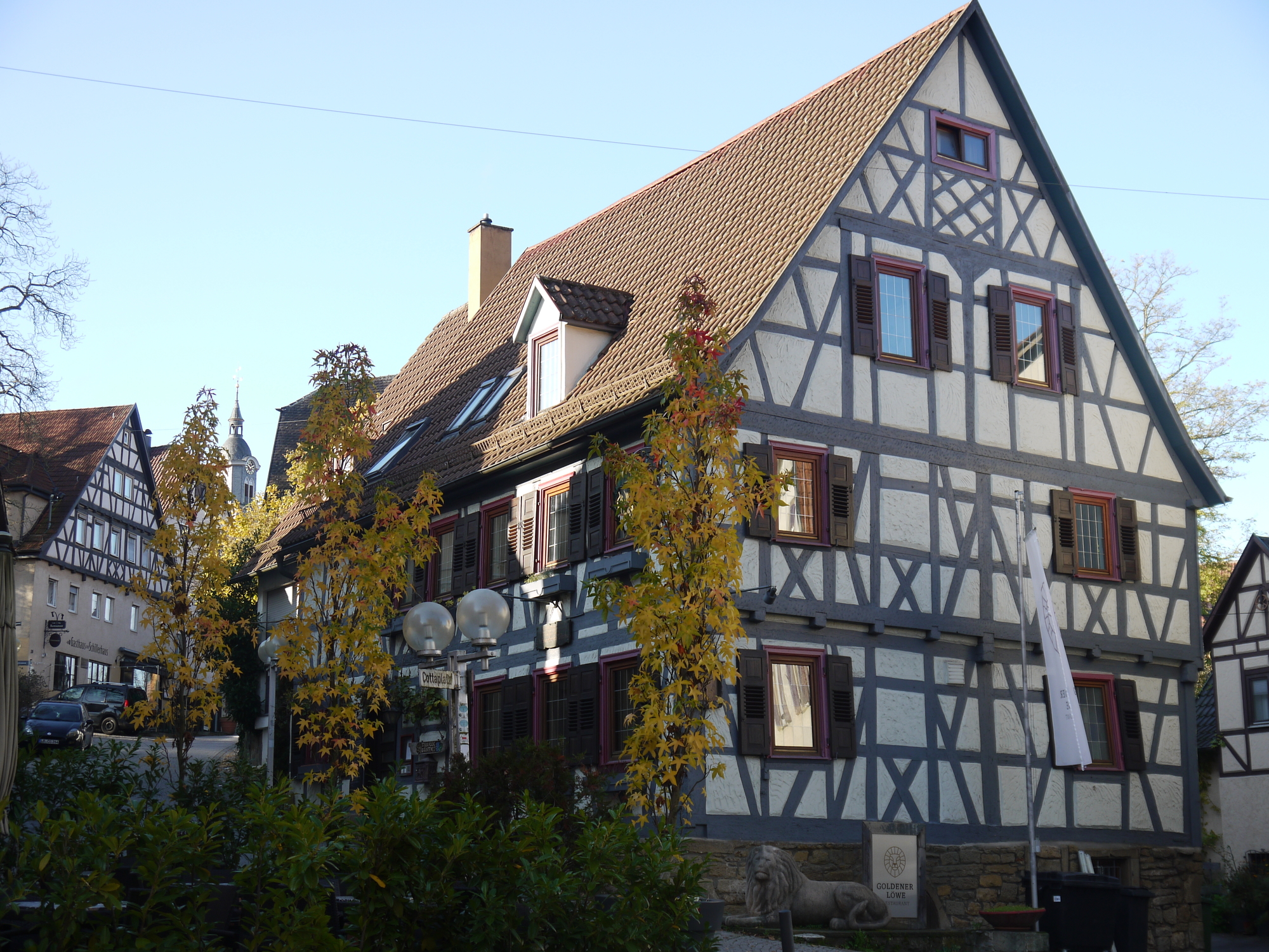 Goldener Löwe; Foto: Schillerstadt Marbach