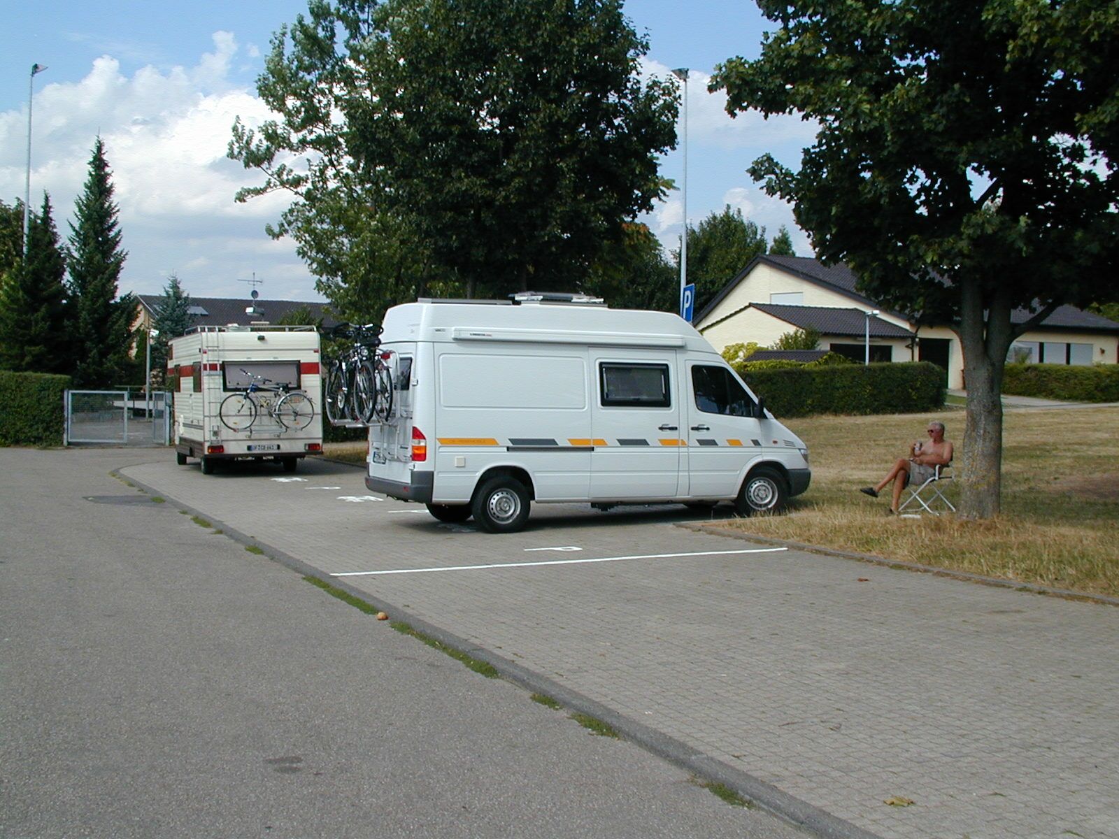 Parkplatz am Bolzplatz; Foto: Schillerstadt